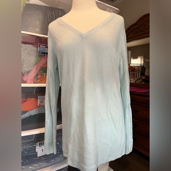 Roz & Ali Sweaters - Baby Blue Sweater